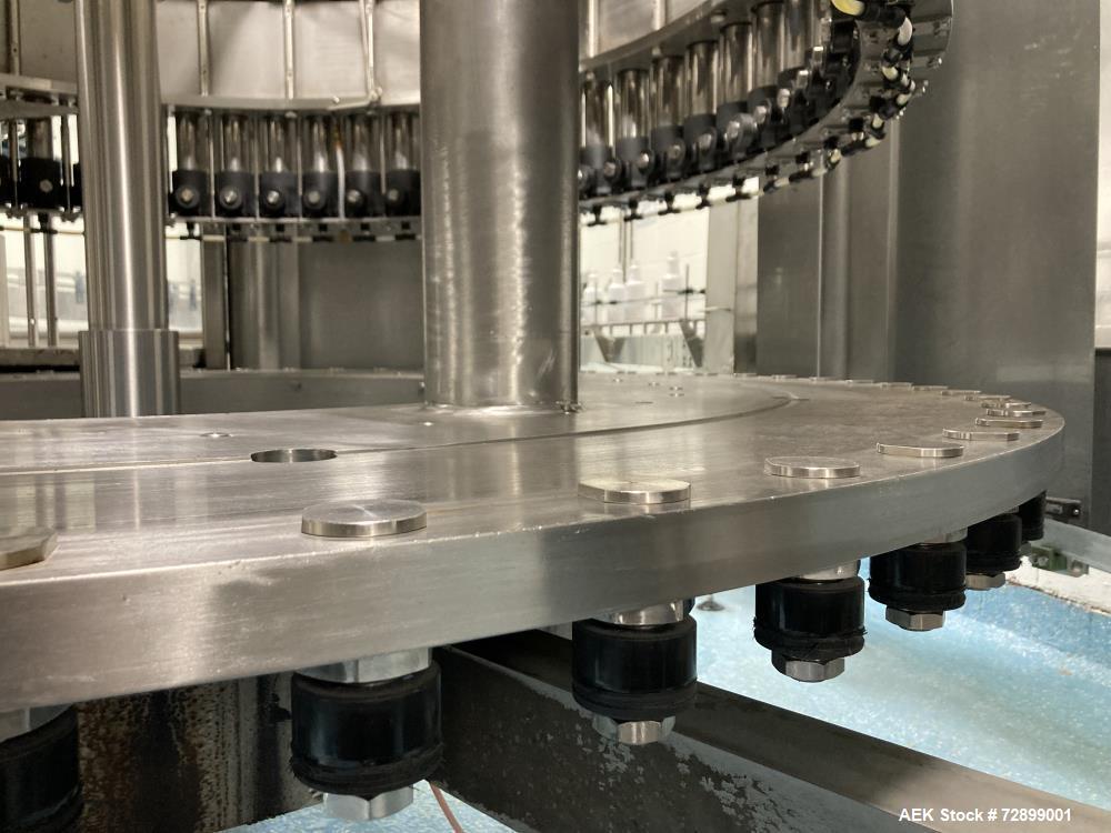 Worldtec #60-15, Monoblock Filler Capper, 60 head fill, 15 head capacity, hot fill, 38mm caps - Image 5