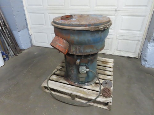 Sweco #DM-3, vibratory media mill, polyurethane lined, cover with inspection port, 1.25 HP - Image 1