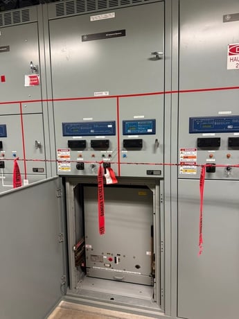 General Electric, 25 KV switchgear lineup, 1200amp with Power Vac breaker VB1 27.0-16-0 - Image 6