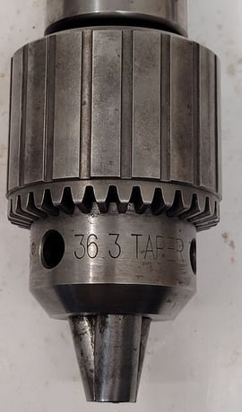 Jacobs 36-3 Taper Ball Bearing Chuck w/ 5MT 3JT Sleeve - Image 4