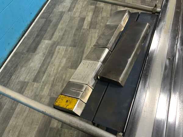 18 gauge x 4' Roper Whitney Magnabend #MBB4181, brake, back gauge, clamping keepers - Image 9