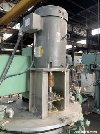 95 gallon Twin motion vacuum mixer, 30" x 29", 10/10 HP, on board .90 KW vacuum pump, floor mounted - Image 6
