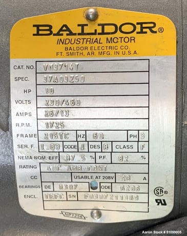 95 gallon Twin motion vacuum mixer, 30" x 29", 10/10 HP, on board .90 KW vacuum pump, floor mounted - Image 7