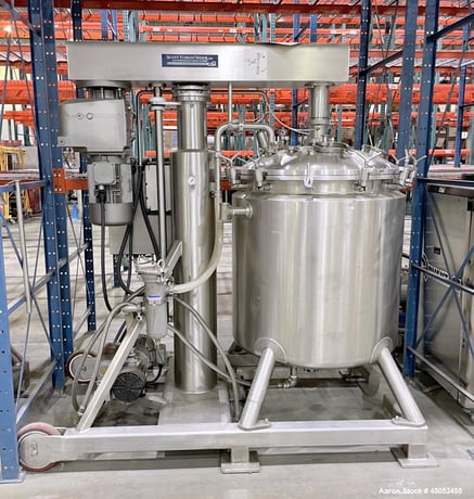 Scott #HRSCR-HLK, Vacuum Mixing System, Stainless Steel, 35.7" diameter x 38.4" straight side, dish top & - Image 4