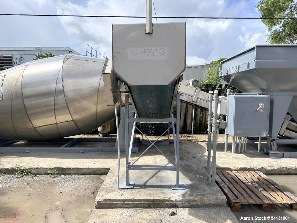 8 Ton, Yargus Layco, Rotary Drum Blender System, 304 Stainless Steel, 20 HP, 2018 - Image 2