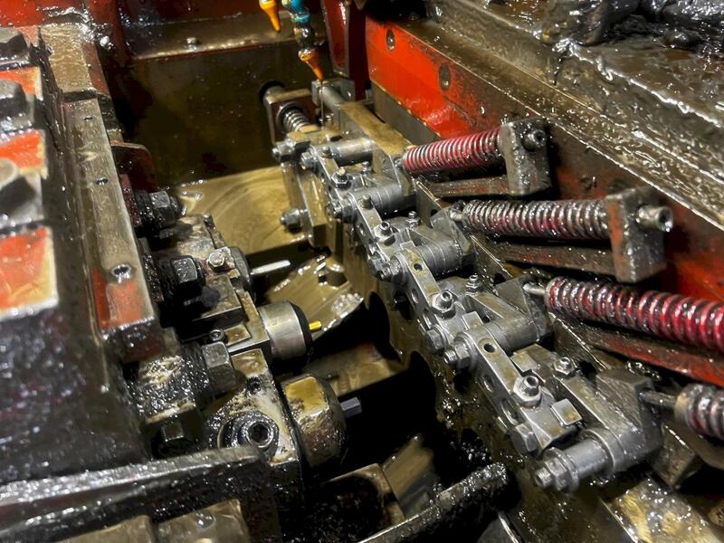 3/8" x 2.9" National Formax #FX33M, medium stroke, 3 die, progressive header, 300 PPM, 1990 - Image 5