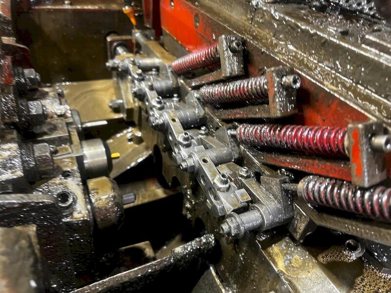 3/8" x 2.9" National Formax #FX33M, medium stroke, 3 die, progressive header, 300 PPM, 1990 - Image 7