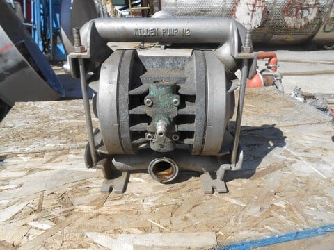 1" Wilden #M-2, diaphragm pump, 316 Stainless Steel - Image 2