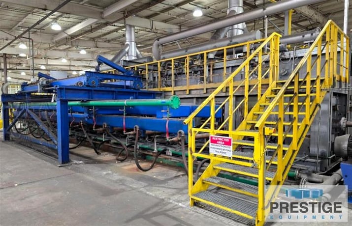16" SXP, seamless walking beam annealing furnace, infeed roller belts, outfeed conveyance, 2100&deg;F, 2016 - Image 7
