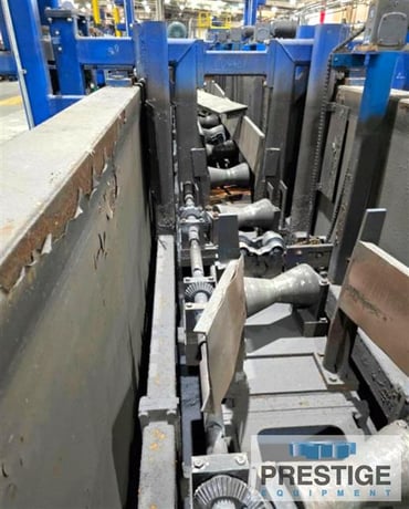 16" SXP, seamless walking beam annealing furnace, infeed roller belts, outfeed conveyance, 2100&deg;F, 2016 - Image 9