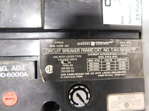 600 Amp. General Electric, CCB, panelboard, 3 wire, 480 Volts, 3 phase - Image 4