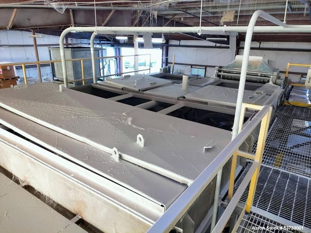 Dual Shaft Ribbon Blender, Stainless Steel, 2x 100 HP, 200 HP, 480 V., 2x 8" bottom outlets, 20000-25000 lb. - Image 8