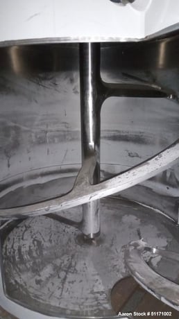 21.2 cu.ft. Ruberg-Mischtechnik KG #HM-600/656, Vert Twin Spiral Batch Mixer, 18-62 RPM, legs, CE marked - Image 4