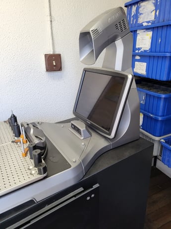 Keyence #XM-1600 series, handheld coordinate measuring machine probe, 320 GB hard drive, 15" LCD monitor - Image 1