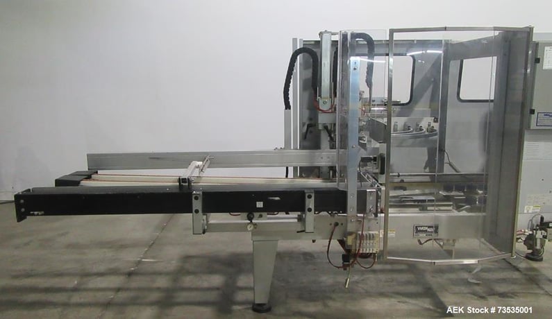 Wexxar Belcor #615T, Auto Case Erector, w/ Bottom Sealer, 25 CPM, 16-38" width x 12-29" H x 10-22" L case - Image 6