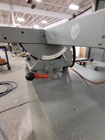 24" x 12" Grob #4V-24, vertical band saw, 1" x 179" blade, 3 HP, 40-5000 FPM, blade welder - Image 10