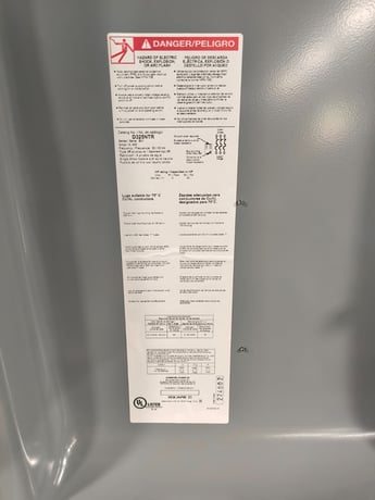 400 Amp. Square D, D325NTR, Fusible Safety Disconnect Switch, 240 VAC, 3PH, 3P, 3R, unused - Image 5