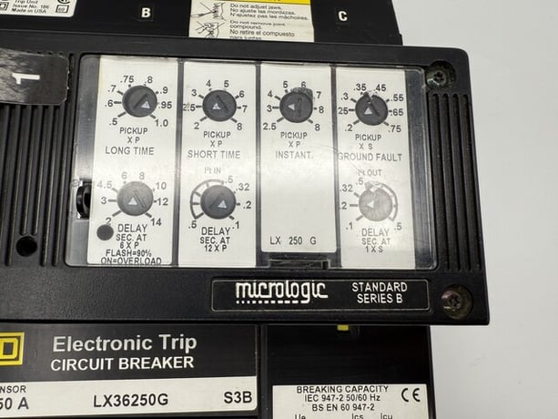 250 Amp., Square D, LX36250G, I-Line Circuit Breaker, 3P, 600 Volts, ARP070 Rating Plug - Image 5