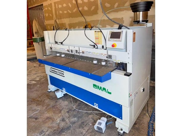 Omal #Velox-1300, CNC bore, glue & dowel inserter, PLC Control, 2023 - Image 1