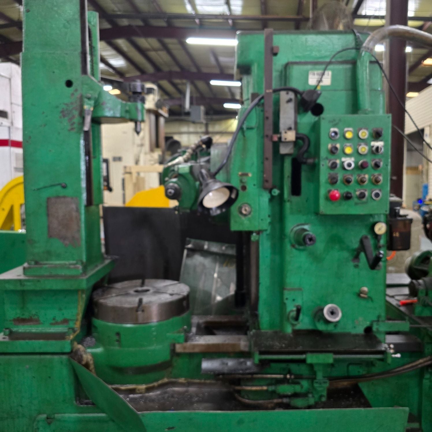 Gould & Eberhardt #24H, gear hobber, 24" max diameter gear, 18" table high tailstock with 44" under center - Image 5