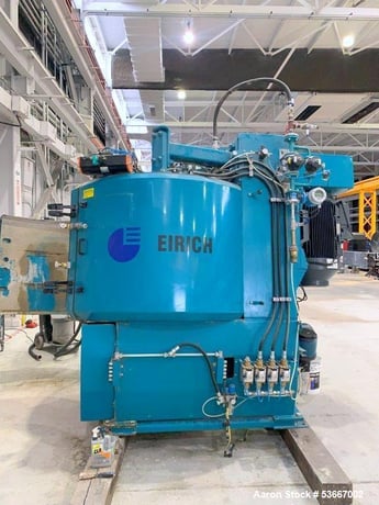 600 liter Eirich #R16, High Intensity Mixer, 75HP, 480 V., Bottom Discharge, upgraded top cleaning, 2021 - Image 1