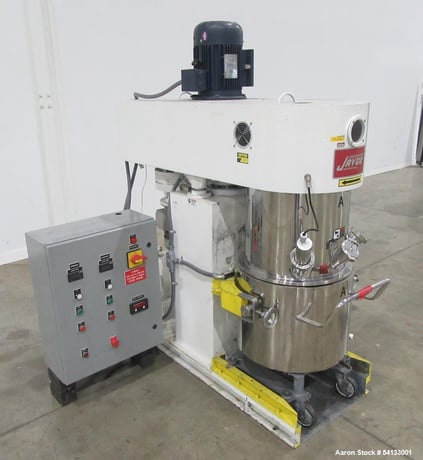 13 gallon Jaygo #TDPMD-50, Double Planetary Mixer, 50L, High-Viscosity Processing, 7/4 HP, VFD, 2009 - Image 1
