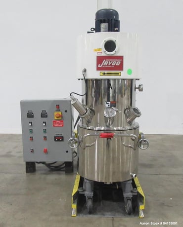 13 gallon Jaygo #TDPMD-50, Double Planetary Mixer, 50L, High-Viscosity Processing, 7/4 HP, VFD, 2009 - Image 2