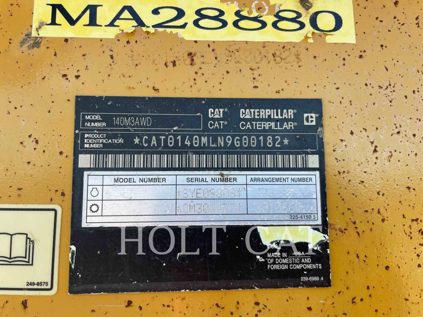 Caterpillar 140M3AWD, Motor Grader, 8365 hours, S/N: N9G00182, 2016 - Image 6