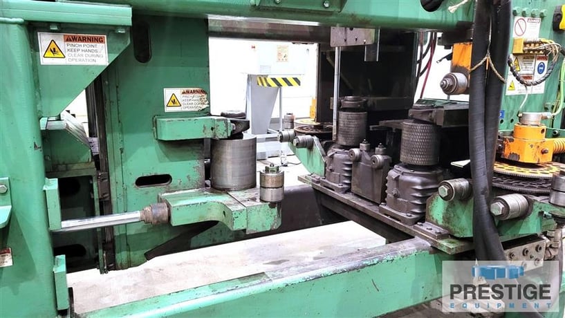 Peddinghaus #PCD-1100/3B, 3-spindle beam drill, Seimens 840Di, programmable spindle feeds, 2013 - Image 5
