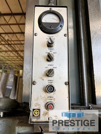 5" Giddings & Lewis #70-D5-T, table type horizontal boring mill, pendant controls, 3-Axis AcuRite digital - Image 6