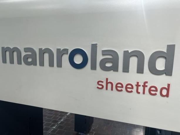 Manroland #705-3B-Plus+LV Evolution, Sheetfed offset printer, (5) Colors, Coater, 109M impressions, 16000 - Image 2
