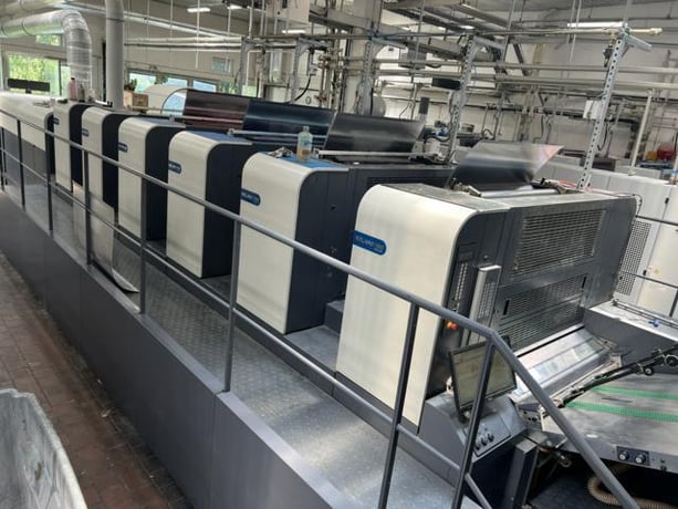 Manroland #705-3B-Plus+LV Evolution, Sheetfed offset printer, (5) Colors, Coater, 109M impressions, 16000 - Image 5