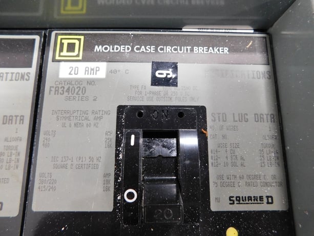 600 Amp. Square D, HCM 44-0890575, I-Line panelboard, 4 wire, 120/208 Volts - Image 9
