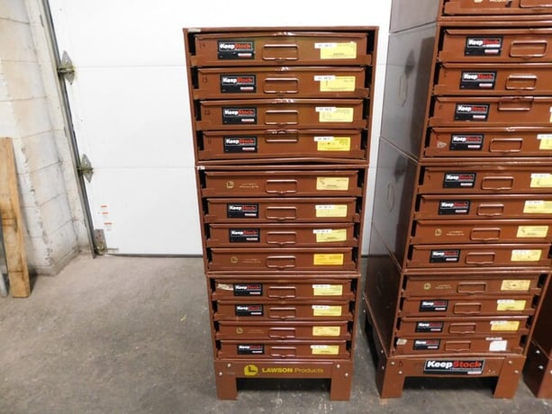 40 Drawer Lawson, stackable metal drawer storage compartments - Image 9