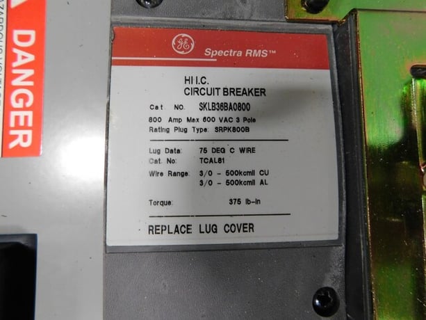 800 Amp. General Electric, APB4475D, Spectra Series, panelboard, 3-wire, 480 Volts, 3 phase - Image 5