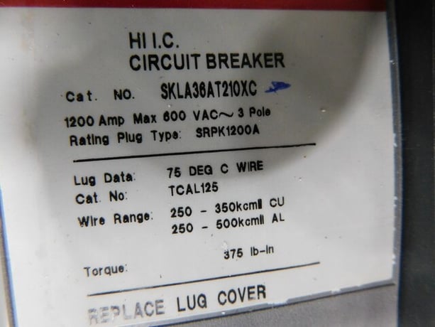 1200 Amp. General Electric, APB4475D, Spectra Series, panelboard, 4-wire, 277/480Y Volts, 3 phase - Image 5