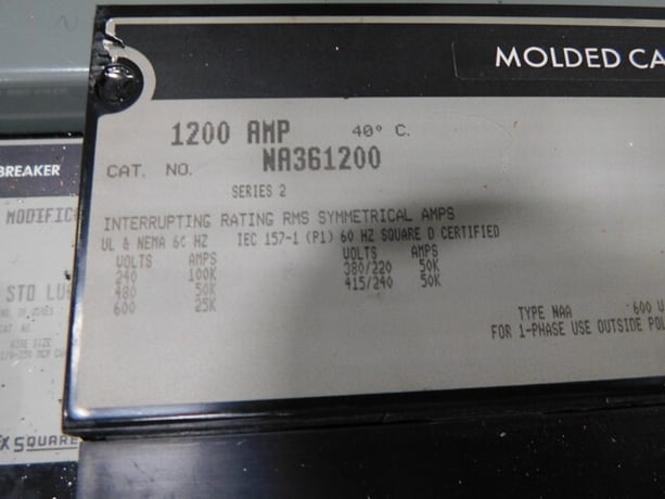 1200 Amp. Square D, HCWM 12-2402624C0, I-Line panelboard, 120/208Y Volts - Image 6
