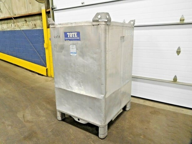 45 cu.ft., Aluminum bulk handling tote bin - Image 3