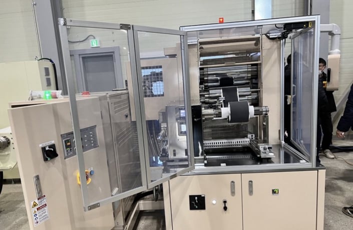 KGA #DCS, Dual Calender System, Hot Roll, 300mm diameter roll, 400mm width web, unused, 2025 - Image 1