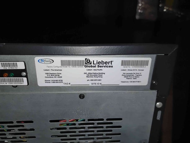 Liebert Nfinity #N900E1200000, Battery Expansion Cabinet, w/ 3x NBATTMODR Battery Packs - Image 7