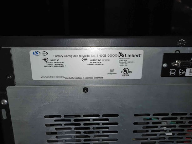 Liebert Nfinity #N900E1200000, Battery Expansion Cabinet, w/ 3x NBATTMODR Battery Packs - Image 8