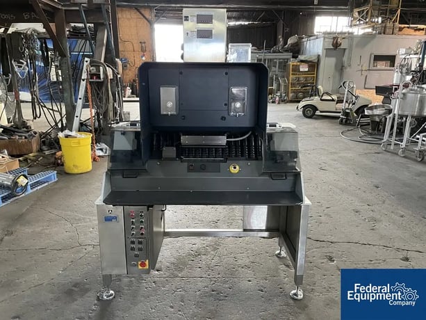 Dabrico #DI-100, Inspection Unit, semi-auto, adjustable conveyor & spin speeds, 115 VAC, 1ph - Image 1