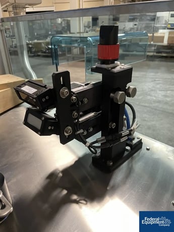 Brevetti #A1, Vial Inspection Unit, 360 PPH, 8-95mm diameter x 240mm max H vials, w/ robot arm, 2016 - Image 8