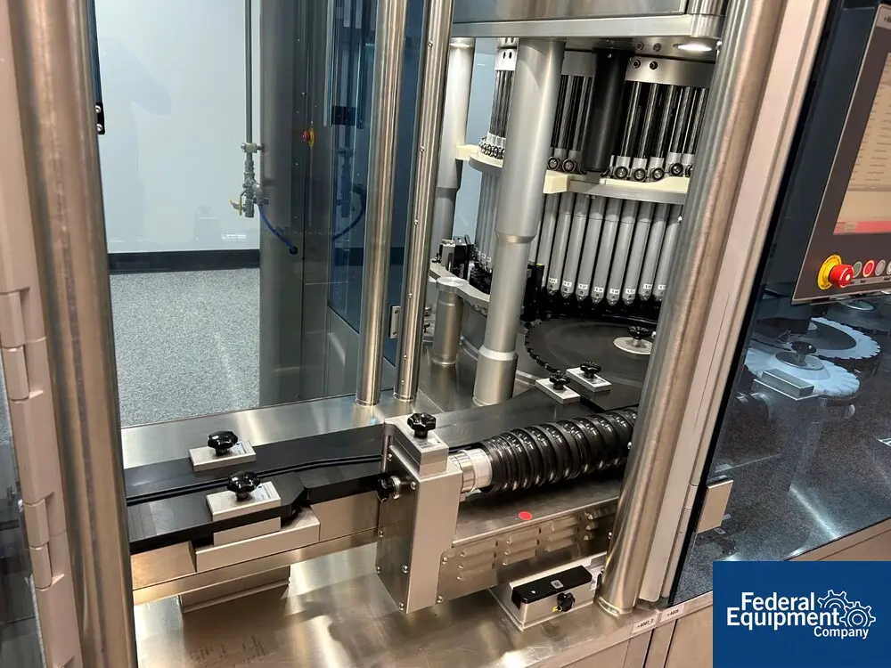 Seidenader #MS-60, Vial Inspection Machine, 600 PPm, 60 position carousel, 2R vials, 16mm diameter, 2021 - Image 4