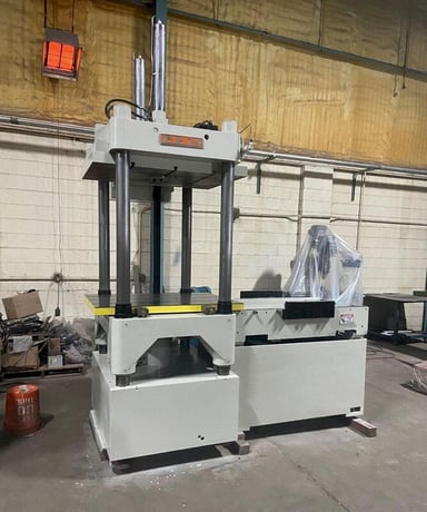 40 Ton, Reis #TUS-90, die tryout & spotting press, 24" stroke, 40.5"DL, 48" x36"bed, 1974 - Image 1