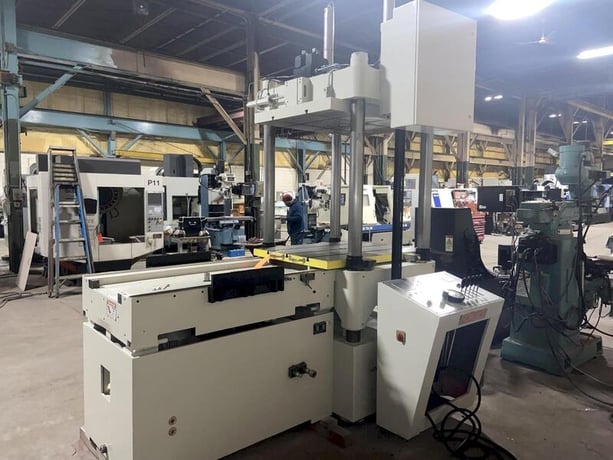 40 Ton, Reis #TUS-90, die tryout & spotting press, 24" stroke, 40.5"DL, 48" x36"bed, 1974 - Image 4