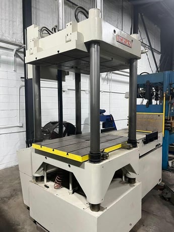 40 Ton, Reis #TUS-90, die tryout & spotting press, 24" stroke, 40.5"DL, 48" x36"bed, 1974 - Image 7