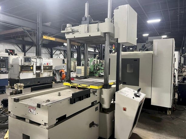 40 Ton, Reis #TUS-90, die tryout & spotting press, 24" stroke, 40.5"DL, 48" x36"bed, 1974 - Image 10