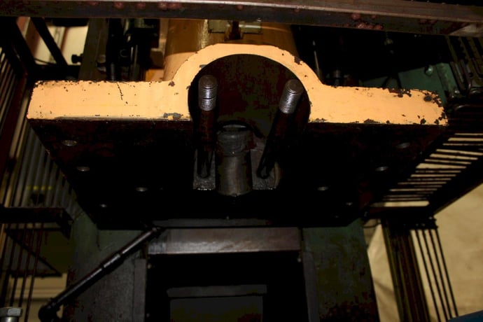 60 Ton, Federal #60, OBI metalworking punch press, 4" stroke, 13" Shut Height, 2.5"ram adj., 45-90 SPM, 32" - Image 10