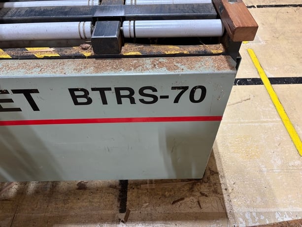 54" wide x 8.4' long, Doucet #BTRS-70-30-96-12-162, Return Conveyor, w/ side tble 14" width x 66" L, 2008 - Image 4